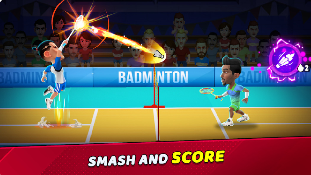 Background Badminton Clash 3D 